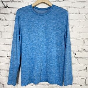 LULULEMON Metal Vent Breathe Long Sleeve Shirt SIze M‎ True Navy Neo Blue M3BTLS